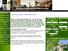 Tablet Screenshot of andersonhomesellers.com